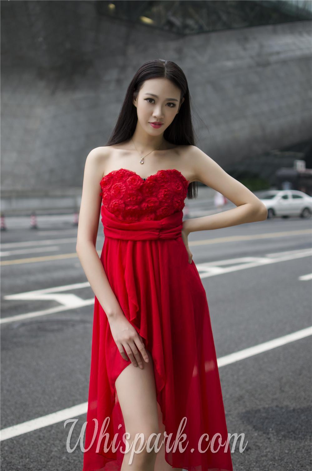 Your New Years Gift-Asian Girl In Charming Red, Has Arrived! Please Check!