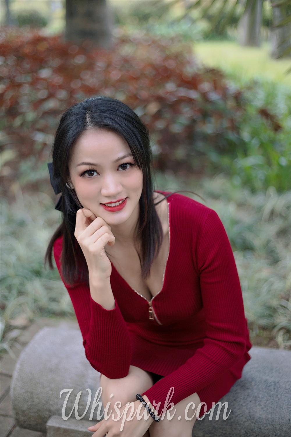 Your New Years Gift-Asian Girl In Charming Red, Has Arrived! Please Check!