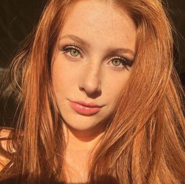 Madeline Ford, a Redhair Beauty with Freckles